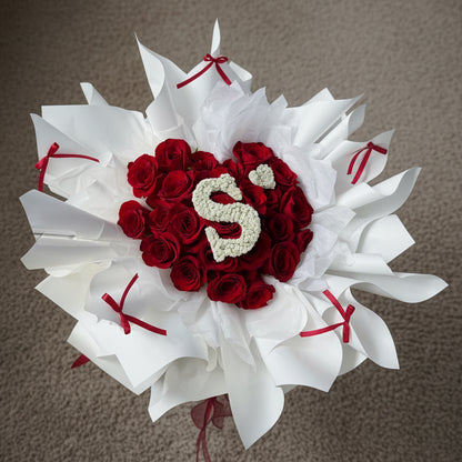 Vancouver Fluffy Bouquet of red roses